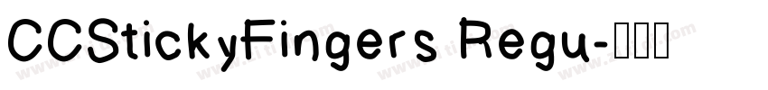 CCStickyFingers Regu字体转换